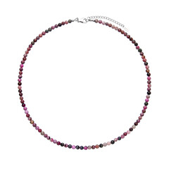Collana in argento con Cobalto Calcite