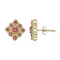 Orecchini in oro con Tormalina Rosa (Adela Gold)