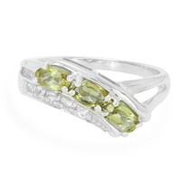 Anello in argento con Apatite Xia