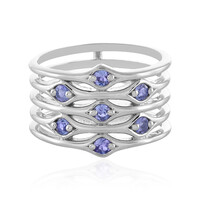 Anello in argento con Tanzanite