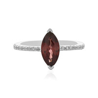 Anello in argento con Zircone Rosa