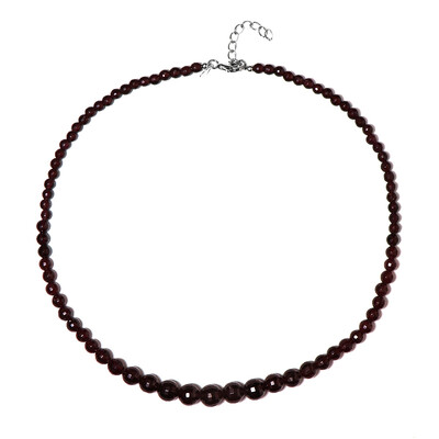 Collana in argento con Granato d’India