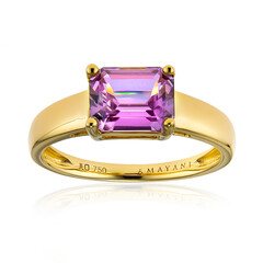 Anello in oro con Diasporo Rosa (AMAYANI)