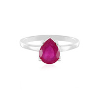 Anello in argento con Rubino del Madagascar