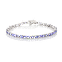 Bracciale in argento con Tanzanite