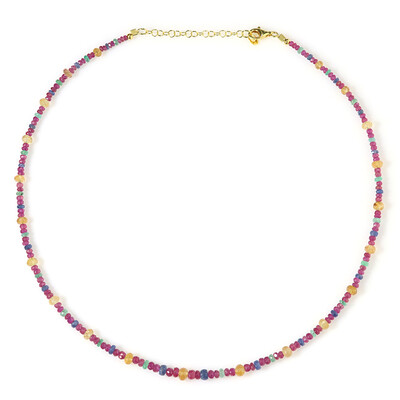 Collana in argento con Rubino del Madagascar