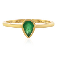 Anello in oro con Smeraldo Zambia