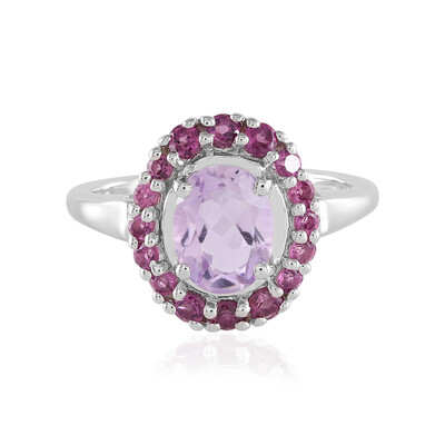 Anello in argento con Ametista Rose de France