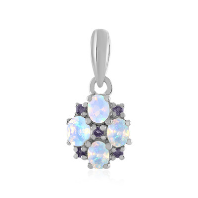 Ciondolo in argento con Opale di Welo