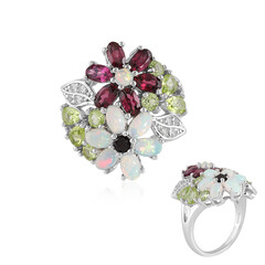 Anello in argento con Rodolite