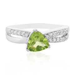 Anello in argento con Peridoto