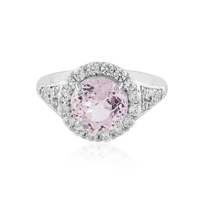 Anello in argento con Kunzite