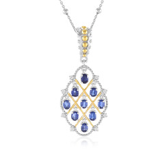 Collana in argento con Cianite (Dallas Prince Designs)
