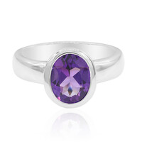 Anello in argento con Ametista Boliviana