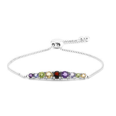 Bracciale in argento con Granato