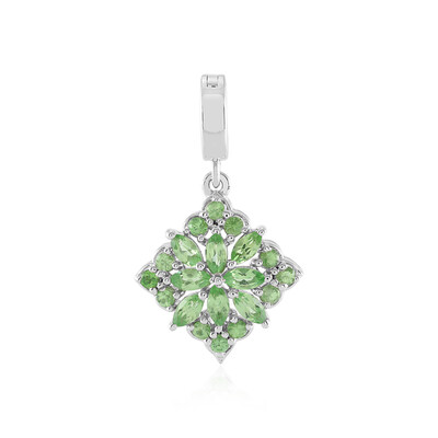 Ciondolo in argento con Tsavorite