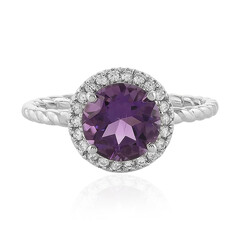 Anello in argento con Ametista