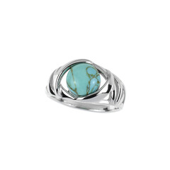 Anello in argento con Turchese