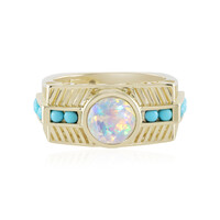 Anello in oro con Opale di Welo (Ornaments by de Melo)