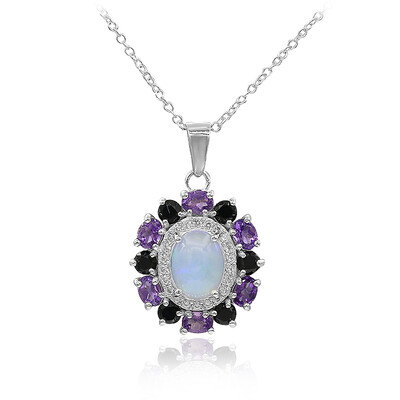 Collana in argento con Opale di Welo