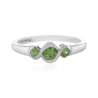 Anello in argento con Demantoide Russo