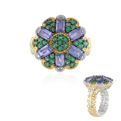Anello in argento con Tanzanite (Gems en Vogue)