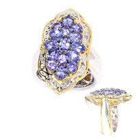 Anello in argento con Tanzanite (Gems en Vogue)