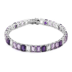 Bracciale in argento con Topazio Bianco