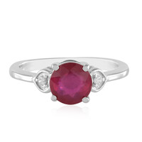 Anello in argento con Rubino del Madagascar