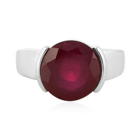 Anello in argento con Rubino del Madagascar