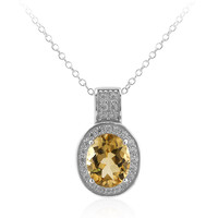 Collana in argento con Citrino