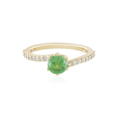 Anello in oro con Demantoide (AMAYANI)