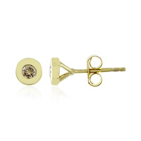 Orecchini in oro con Diamante Champagne I4