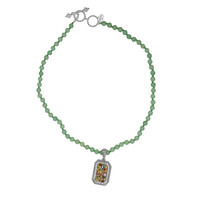 Collana in argento con Agata (Dallas Prince Designs)