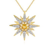 Collana in argento con Citrino