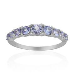 Anello in argento con Tanzanite