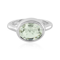 Anello in argento con Ametista Verde