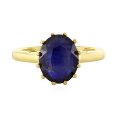 Anello in argento con Zaffiro Blu del Madagascar