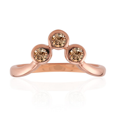 Anello in oro con Diamante Rose de France SI1 di Argyle (Annette)