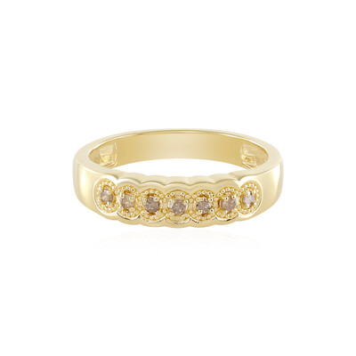 Anello in argento con Diamante Cioccolato I3