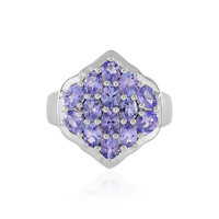 Anello in argento con Tanzanite