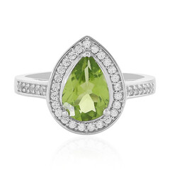 Anello in argento con Peridoto