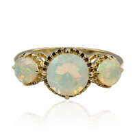 Anello in oro con Opale di Welo AAA (Adela Gold)