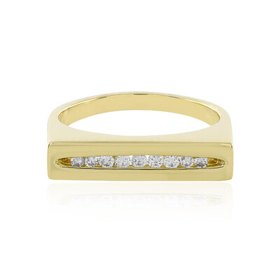 Anello in oro con Diamante SI2 (H) (de Melo)