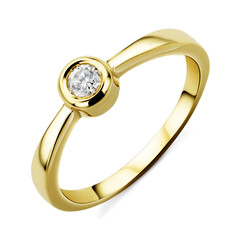 Anello in oro con Diamante SI
