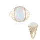 Anello in oro con Opale di Welo AAA (de Melo)