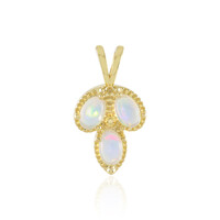 Ciondolo in argento con Opale di Welo (Adela Silber)