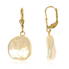 Orecchini in oro con Perla di Acqua Dolce
