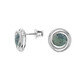 Orecchini in argento con Fuchsite (dagen)