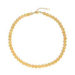 Collana in argento con Calcite Arancione